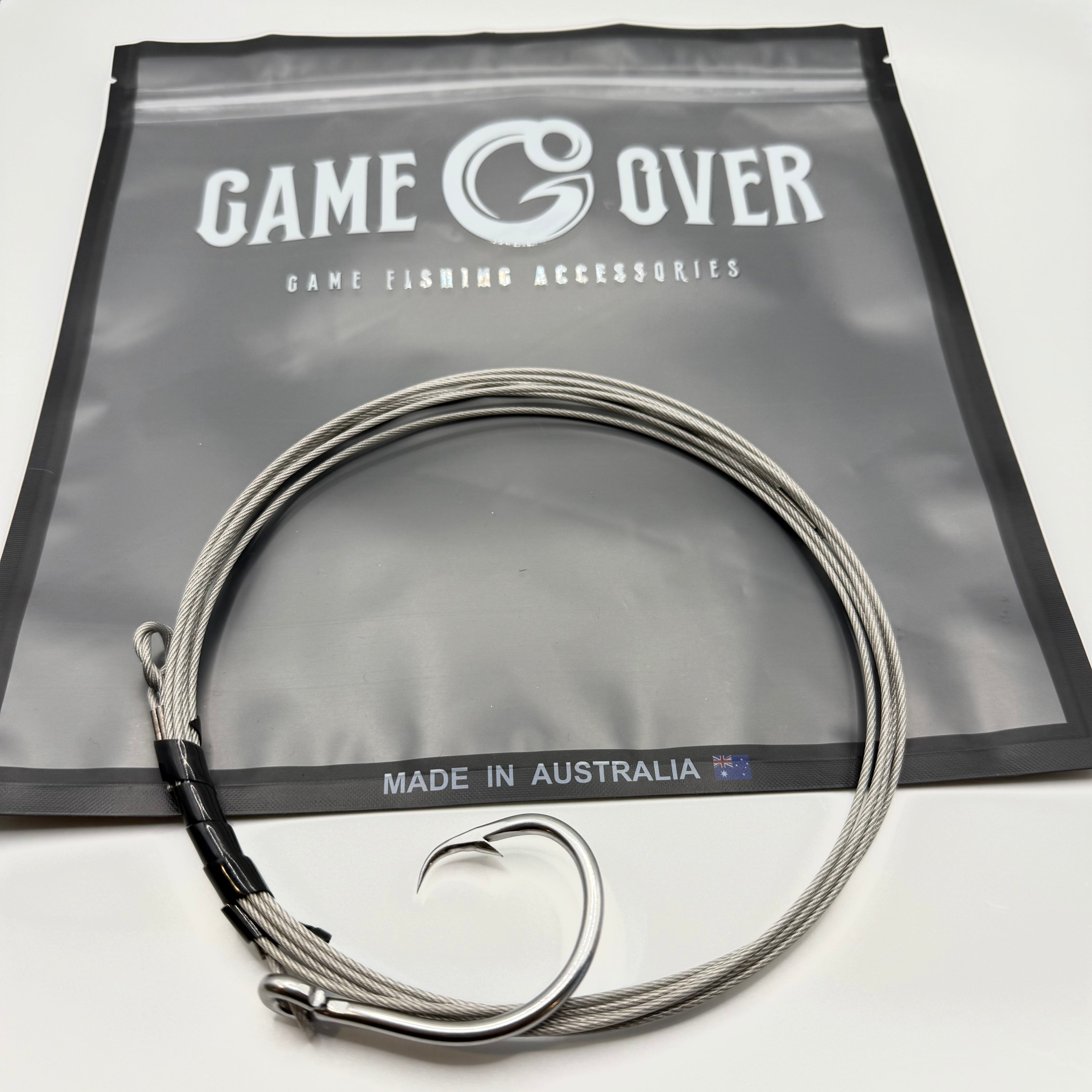 Value Series Offshore Shark Trace- Nylon Coated 400lb – GameOverFishing